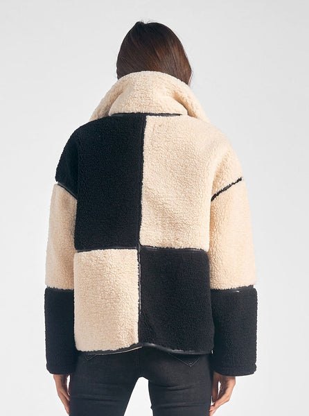 Color Block Coat