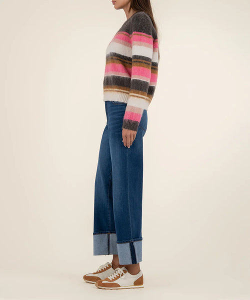 Elvira Striped Pullover Sweater