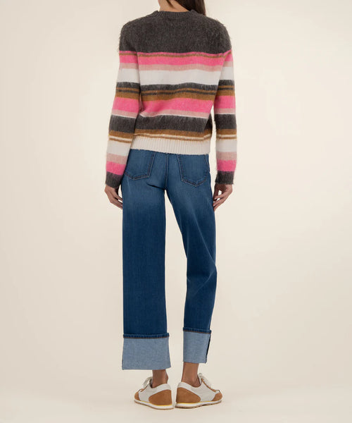 Elvira Striped Pullover Sweater