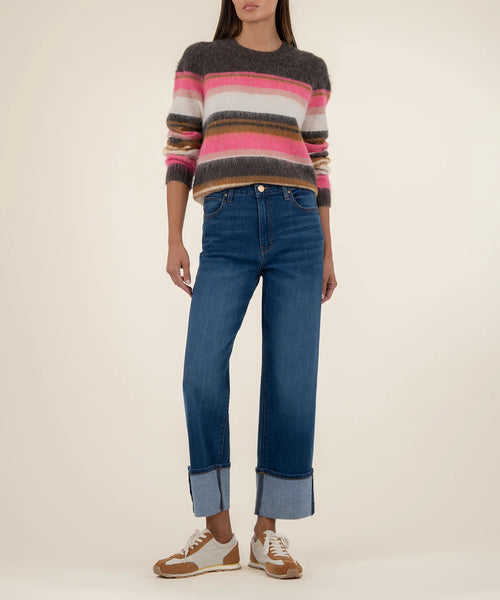 Elvira Striped Pullover Sweater