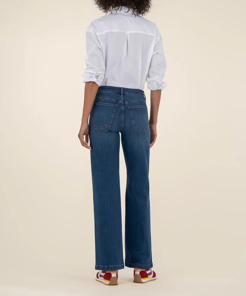 Jean High Rise Wide Front Seam Petite