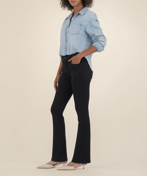 Natalie High Rise Bootcut Black
