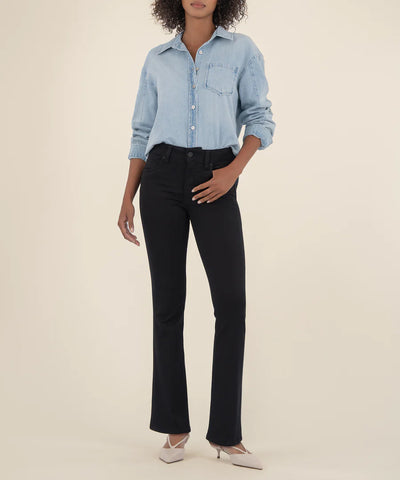 Natalie High Rise Bootcut Black