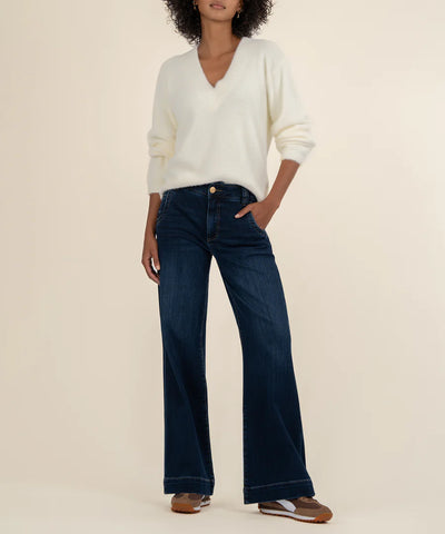 Revel Deep V Boxy Sweater