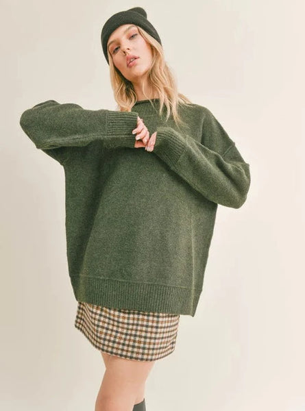Wisteria Mock Neck