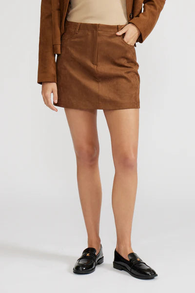 Darry Mini Skirt Toffee