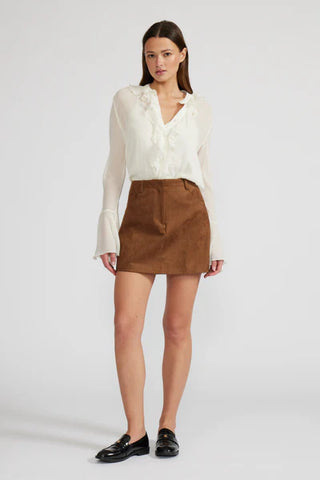 Darry Mini Skirt Toffee