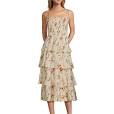 Olive Tiered Midi Dress