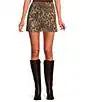 Sicily Mini Skirt Leopard