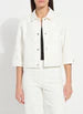 Audrey Pearled Embellished Denim Jacket
