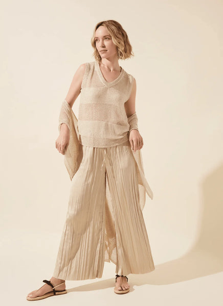 The Packable Pleated Palazzo Pant