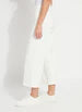 Audrey Pearled Embellished Crop Denim