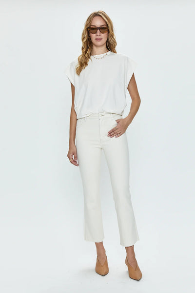 Lennon Crop Boot Cut Cream