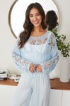 Scoopneck Open Crochet Top