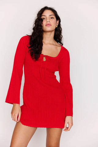 gracie mini dress red Gracie Red Off Shoulder Party Mini Dress - US 6