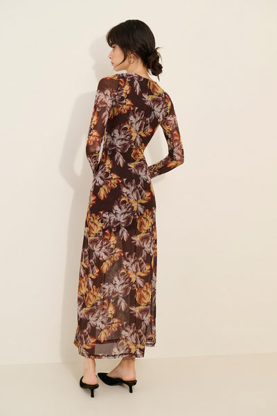 Tahlia Mesh Midi Dress