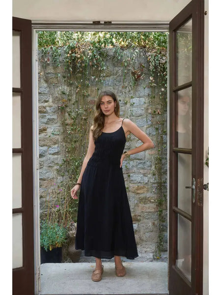 Spaghetti Strap Midi Dress