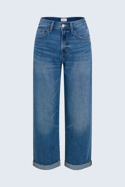 Donny Rolled Hem Boyfriend Jeans