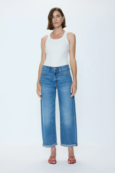 Donny Rolled Hem Boyfriend Jeans