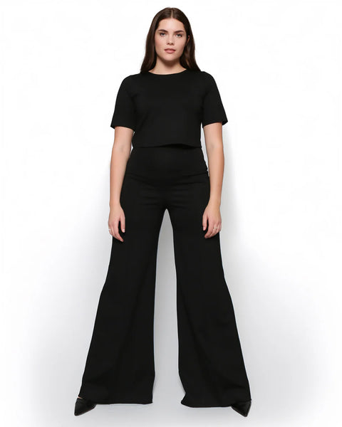 Ripley Rader Ponte Knit Ling Wide Leg Pant