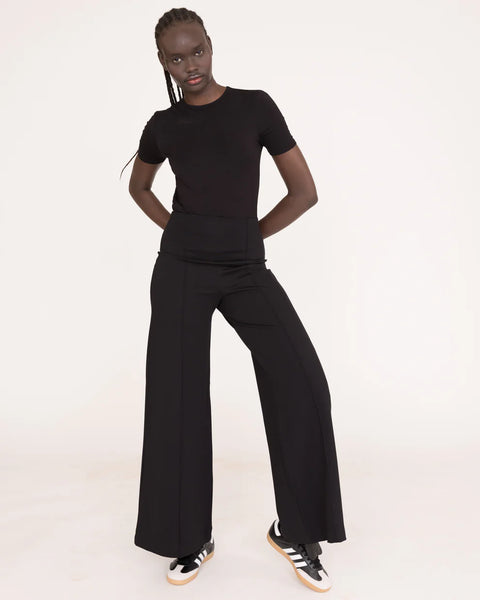 Ripley Rader Ponte Knit Standard Wide Leg Pant