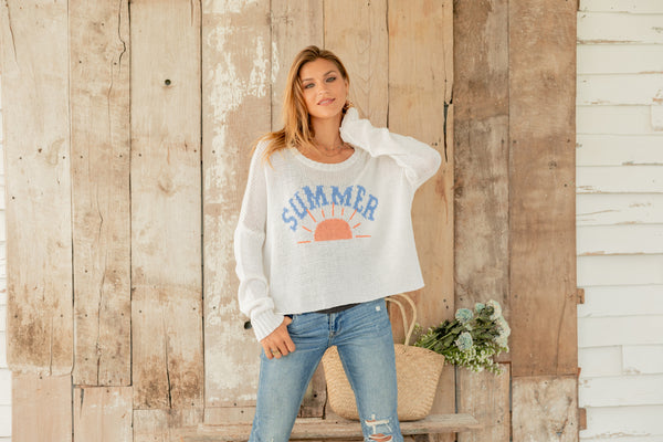 Summer Crew Sweater