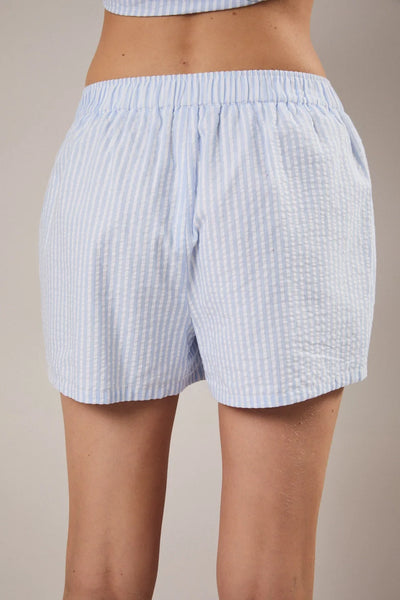Lobster Stripe Embroidered Boxer Shorts