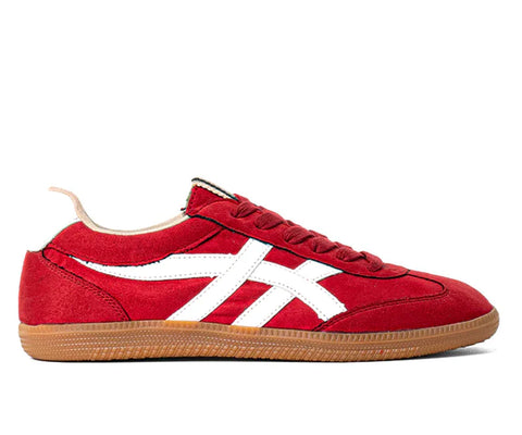 Sasha Red Suede Sneaker