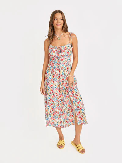 Cove Tie Strap Midi Dress