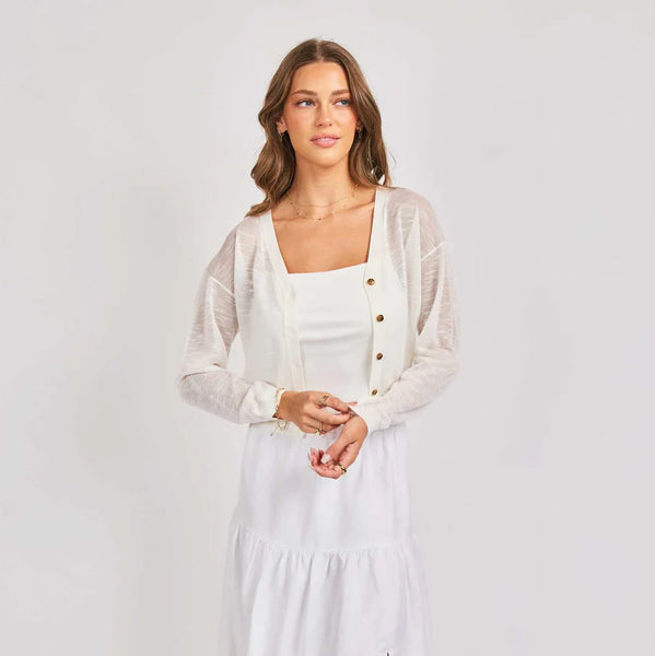 Evie Button Front Cardigan