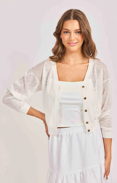 Evie Button Front Cardigan