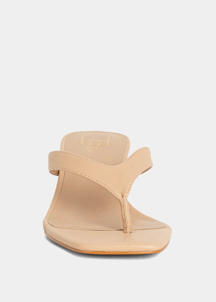 Franny Heeled Thong Sandal