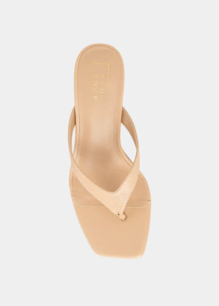 Franny Heeled Thong Sandal