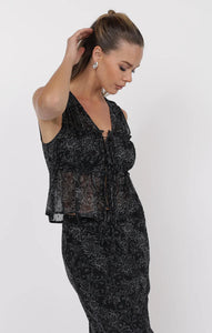Passionate Gathered Bodice Tank Top