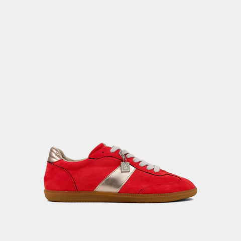Sydney Red Suede