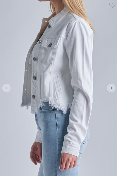 White Denim Jacket