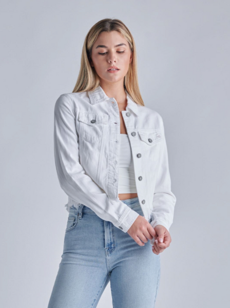 White Denim Jacket