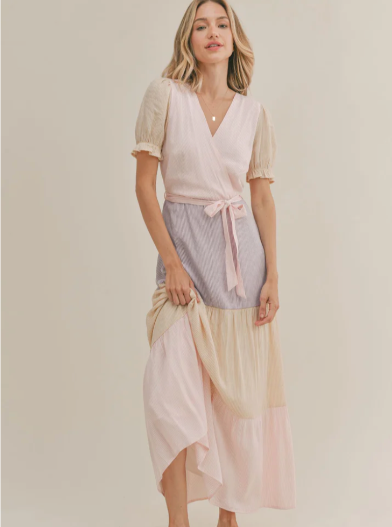 Beach House Gathered Maxi Dress