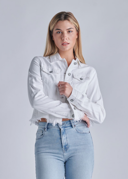 White Denim Jacket