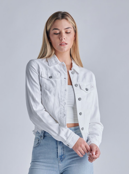 White Denim Jacket