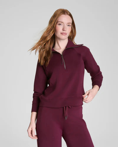 Air Essential Half Zip Jacket Plumberry