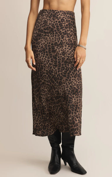 Izabel Leopard Skirt