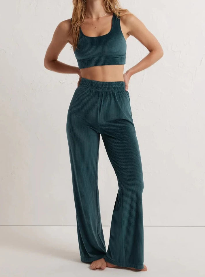 Flare Up Velour Pant