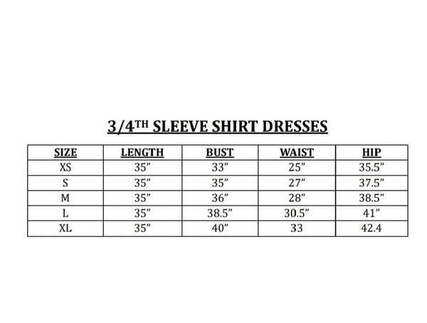 3/4 Sleeve Sconset Lobster Print Dress