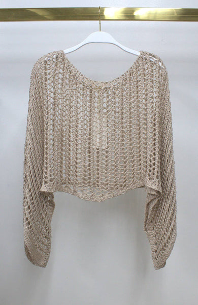 CROCHET LAYERING SWEATER (72052/800815)