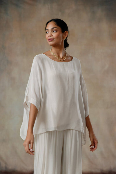 Martina Italian Silk Top