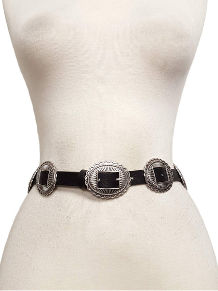 Western Style w. Full Conchos on the Belt