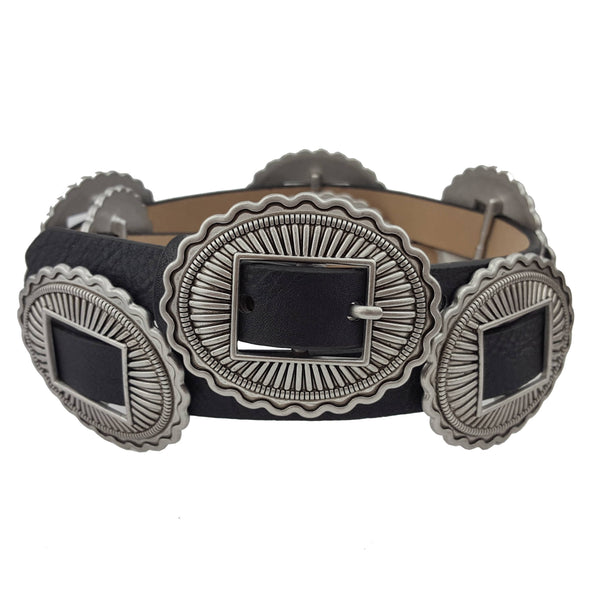 Western Style w. Full Conchos on the Belt
