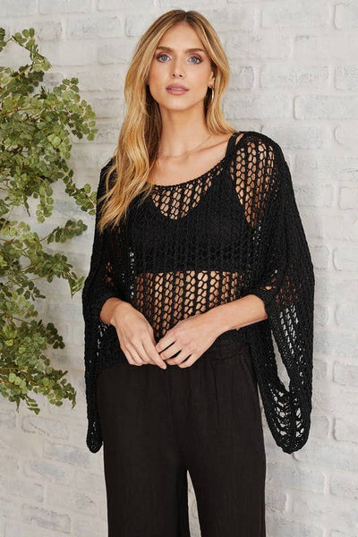 CROCHET LAYERING SWEATER (72052/800815)
