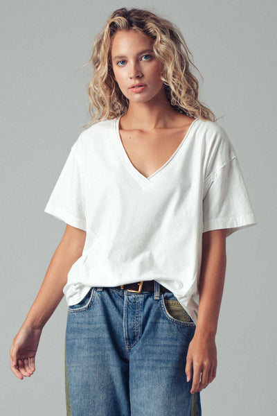Vintage Wash V-Neck Tee